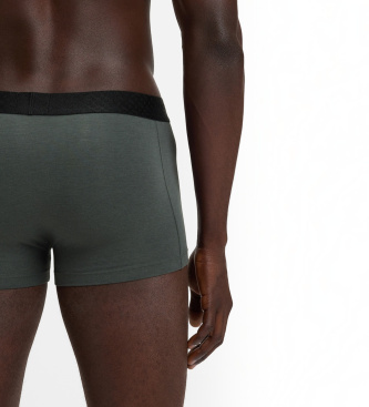 BOSS Sæt med 3 boxershorts i bomuld, sort, blå, grøn