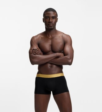 BOSS Sæt med 3 boxershorts i bomuld, sort, blå, grøn