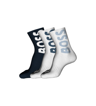 BOSS Set de 3 Calcetines con logotipo multicolor