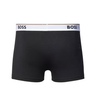 BOSS Set de tres boxers negro