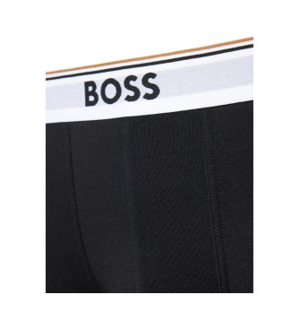 BOSS Set de tres boxers negro