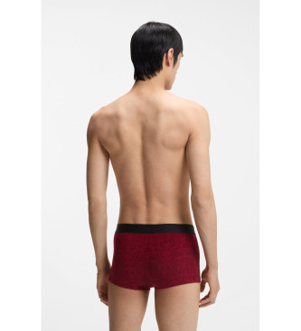 BOSS Set aus drei Boxershorts rot, schwarz