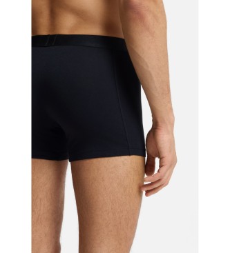 BOSS Lot de 3 boxers gris en coton stretch