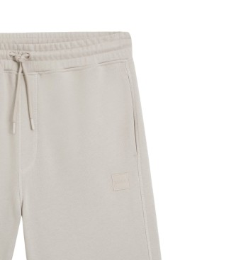 BOSS Shorts i filt med beige patch