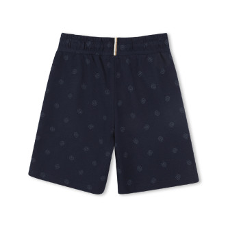 BOSS Pantaloncini in piqu blu navy