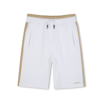 BOSS Pantaloncini jogger bianchi