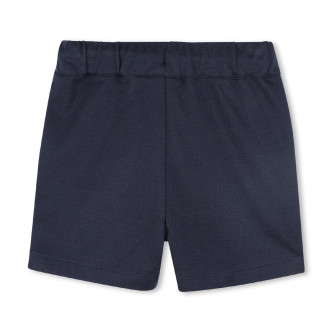 BOSS Pantaloncini in piqu blu navy
