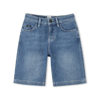 BOSS Pantaloncini di jeans blu