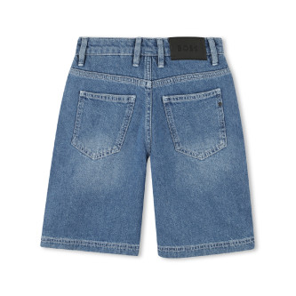 BOSS Pantaloncini di jeans blu