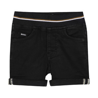 BOSS Pantaloncini di jeans neri