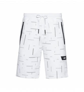 BOSS White drawstring shorts