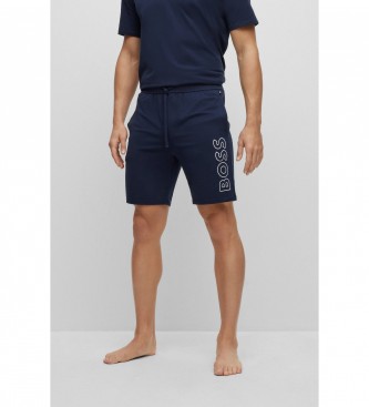 BOSS Marineblaue Pyjama-Shorts