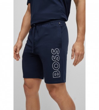 BOSS Marineblaue Pyjama-Shorts