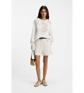 BOSS Tanessa beige shorts