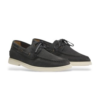 BOSS Sienne Lederschuhe dunkelgrau