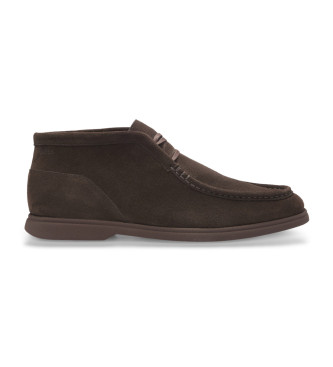 BOSS Bruine leren schoenen