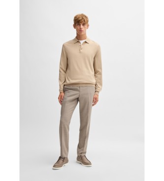 BOSS Sienne beige lderstvler