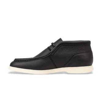 BOSS Sienne leather shoes black