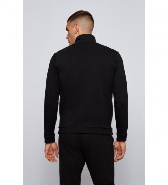 BOSS Sweatshirt logo curved black