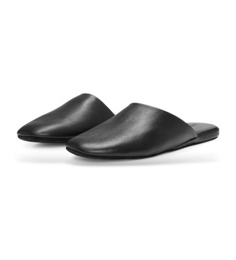 BOSS Smartrav - Baskets en cuir noir