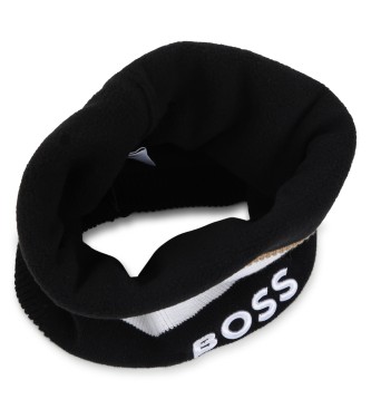 BOSS Culotte  col avec bandes de marque et logo brod multicolore