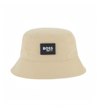 BOSS Beigefarbene Logo-Mtze