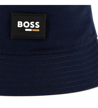 BOSS Navy-Logo-Mtze