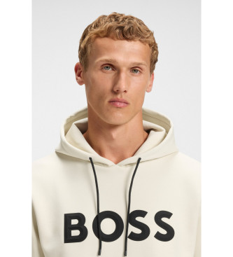 BOSS Sudadera Soody Zone blanco