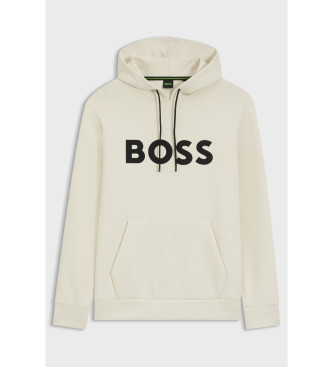 BOSS Sudadera Soody Zone blanco