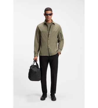 BOSS Beige Tour Waffle skjorte