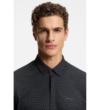 BOSS Chemise Regular Fit noir