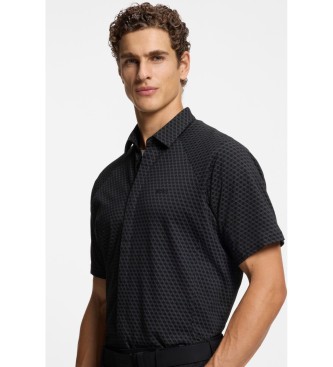 BOSS Chemise Regular Fit noir