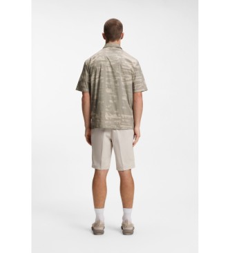 BOSS Chemise Globe Print vert