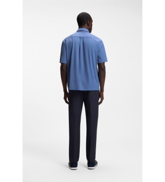 BOSS Chemise de membre bleue