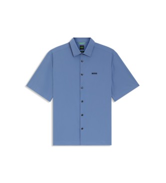 BOSS Chemise de membre bleue
