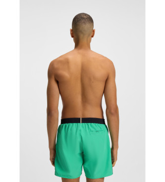 BOSS Maillot de bain vert toile de mer