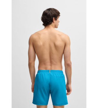 BOSS Maillot de bain bleu toile de mer