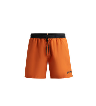 BOSS Starfish orange swimming costume