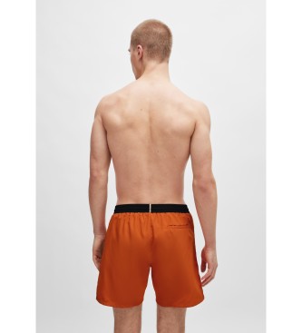 BOSS Starfish orange swimming costume