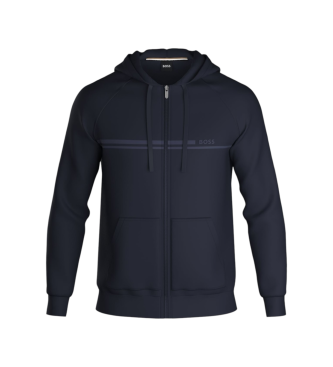 BOSS Sudadera Authentic marineblå