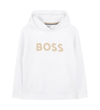 BOSS Weies Sweatshirt mit Kapuze 