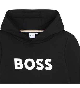 BOSS Bluza z logo czarna