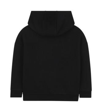 BOSS Sort sweatshirt med htte