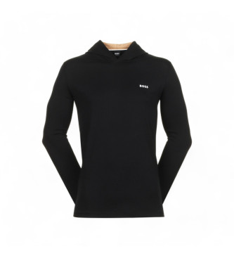 BOSS Regular Fit Kapuzenpulli schwarz