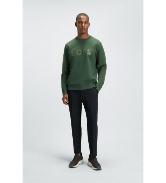 BOSS Felpa con logo verde
