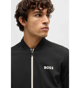 BOSS Samoo recht gesneden sweatshirt zwart