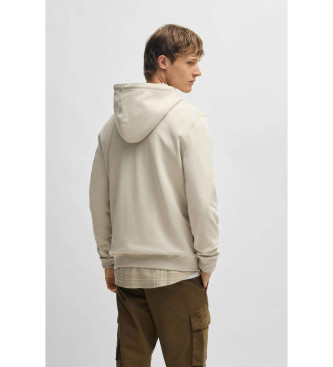 BOSS Beżowa bluza polarowa