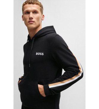 BOSS Ikonisk sweatshirt sort