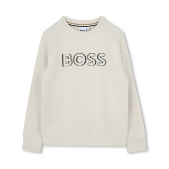 BOSS Beige fleece-sweatshirt
