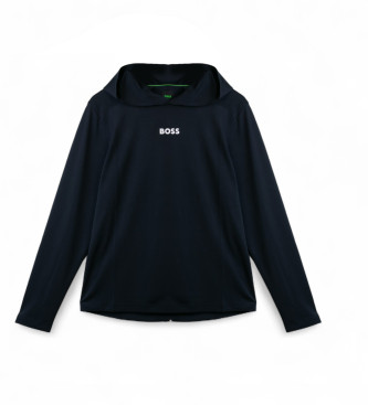 BOSS Sudadera logotipo marino